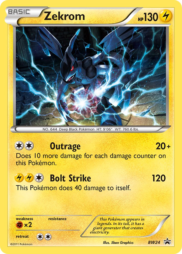 Zekrom Pokémon card