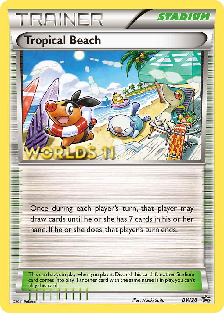 Tropical Beach Pokémon card