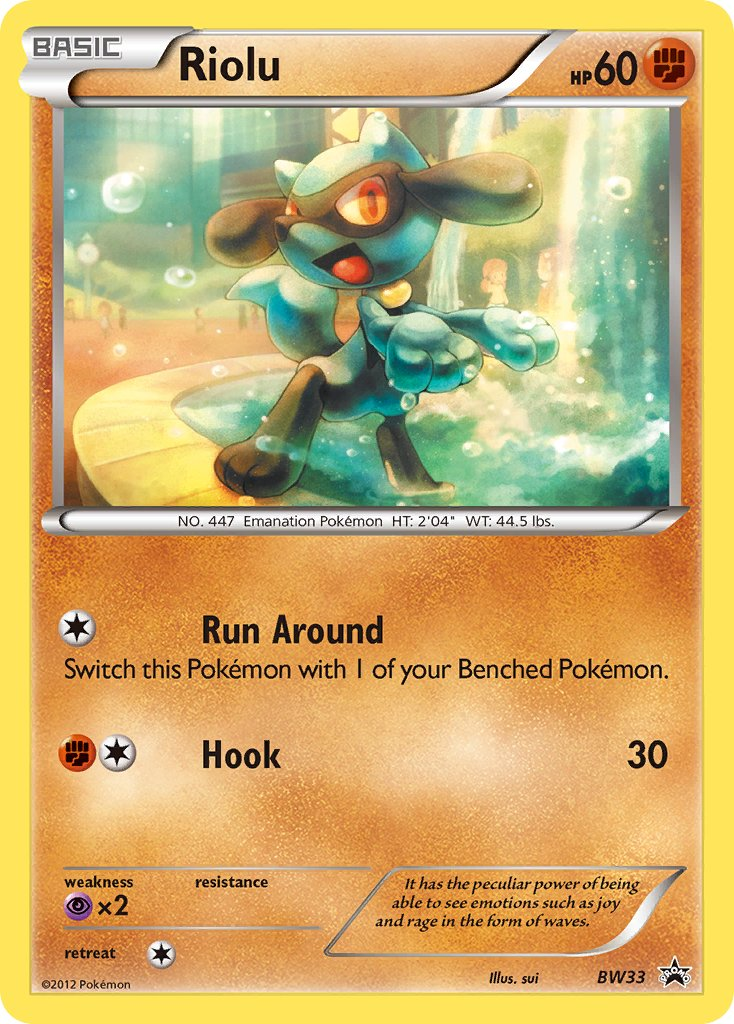 Riolu Pokémon card