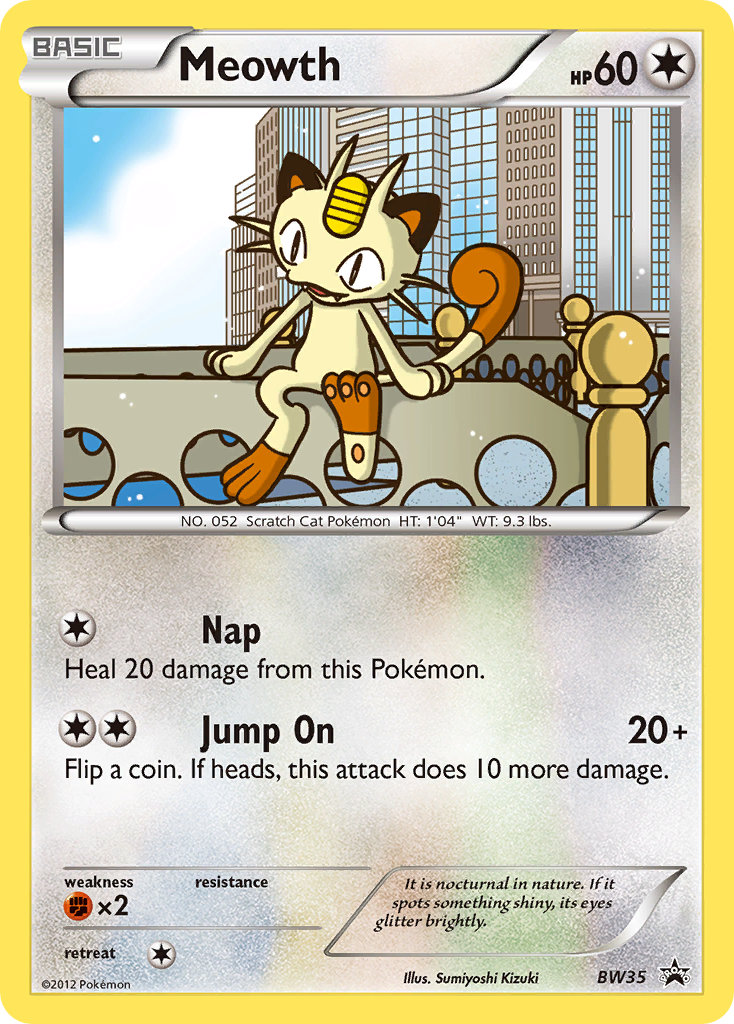 Meowth Pokémon card