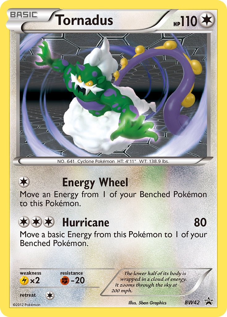 Tornadus Pokémon card