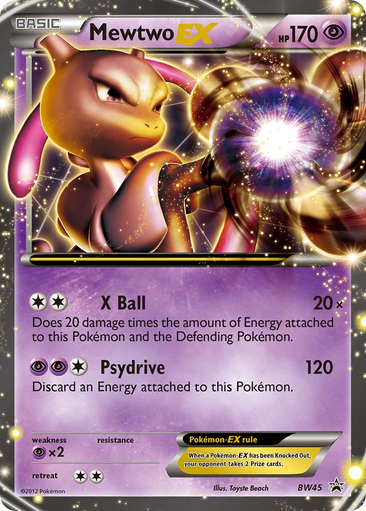 Mewtwo EX Pokémon card