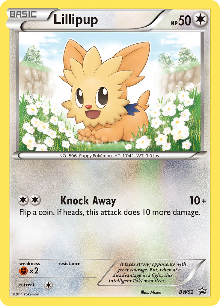 Lillipup Pokémon card