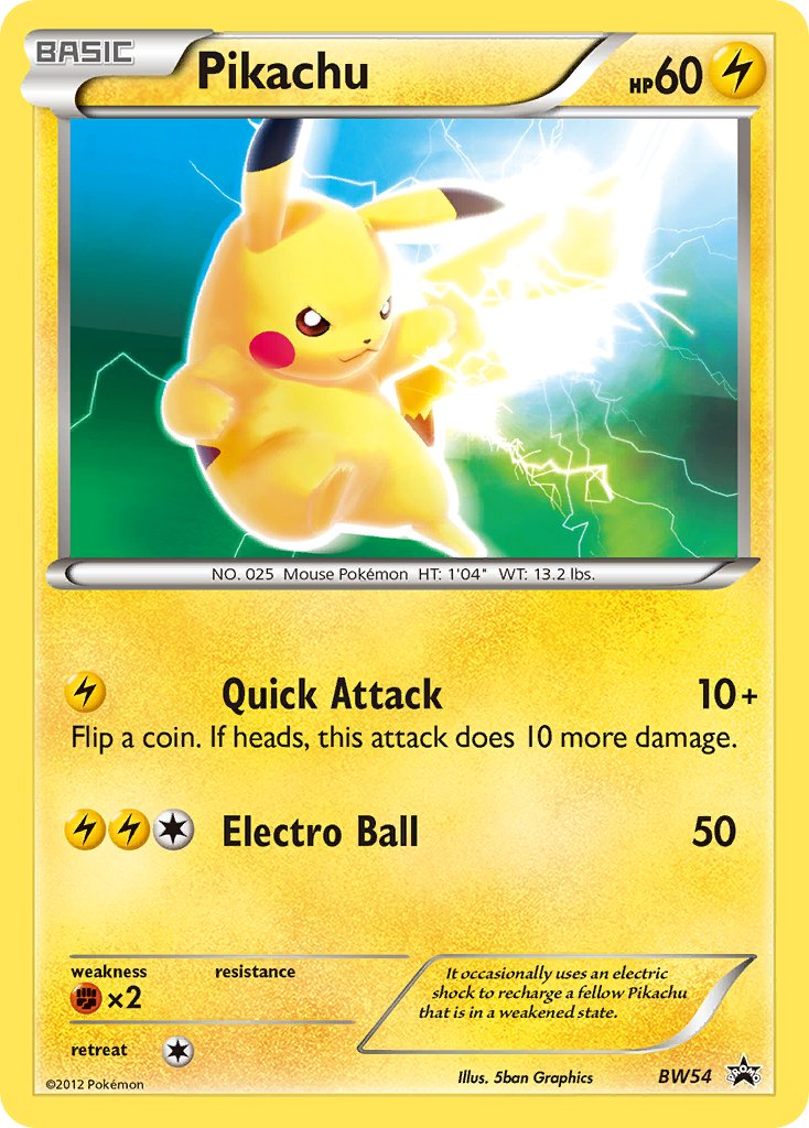 Pikachu Pokémon card