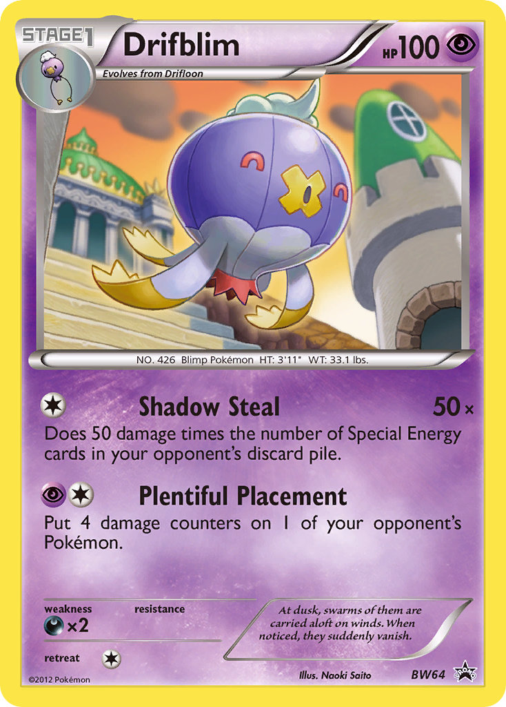 Drifblim Pokémon card