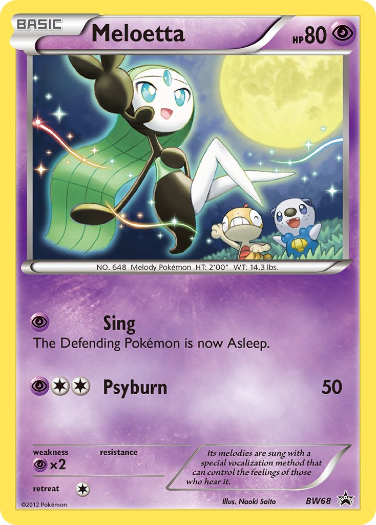 Meloetta Pokémon card