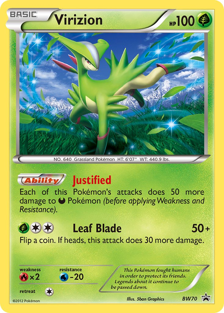 Virizion Pokémon card