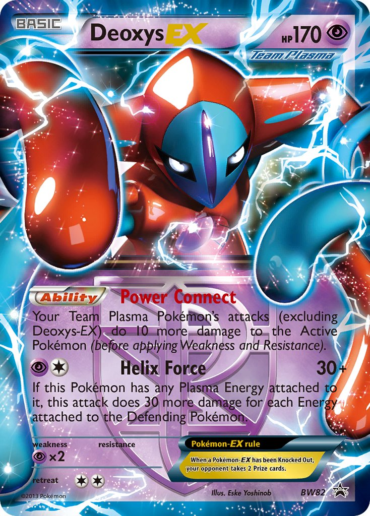 Deoxys EX Pokémon card