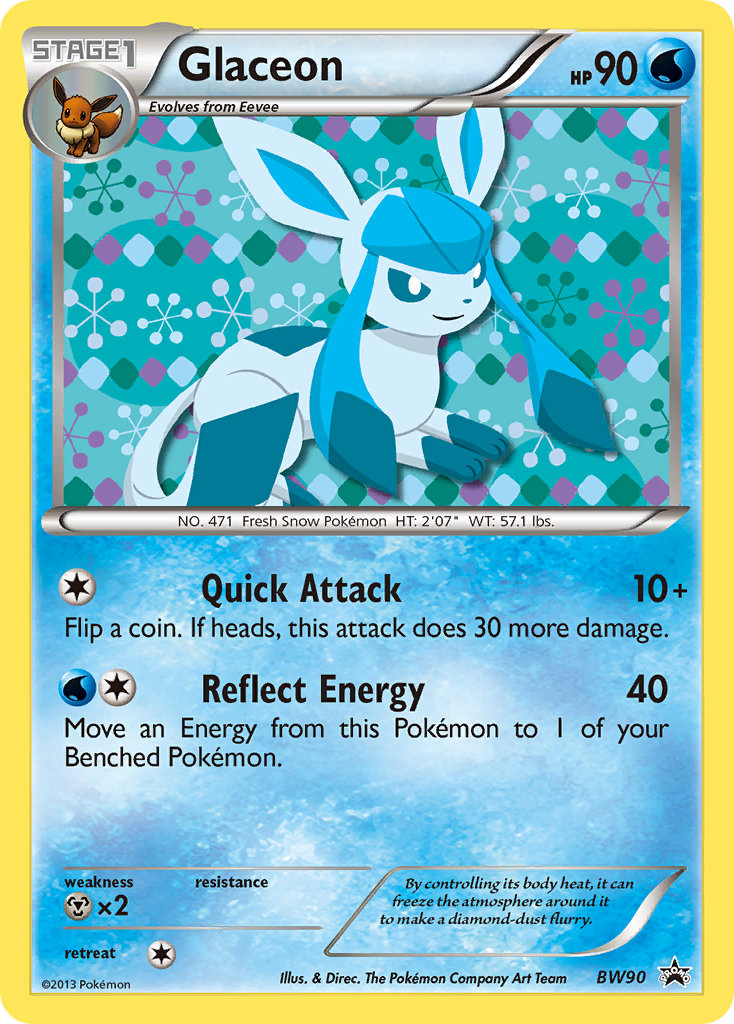 Glaceon Pokémon card