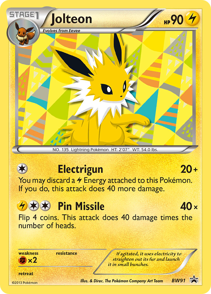Jolteon Pokémon card