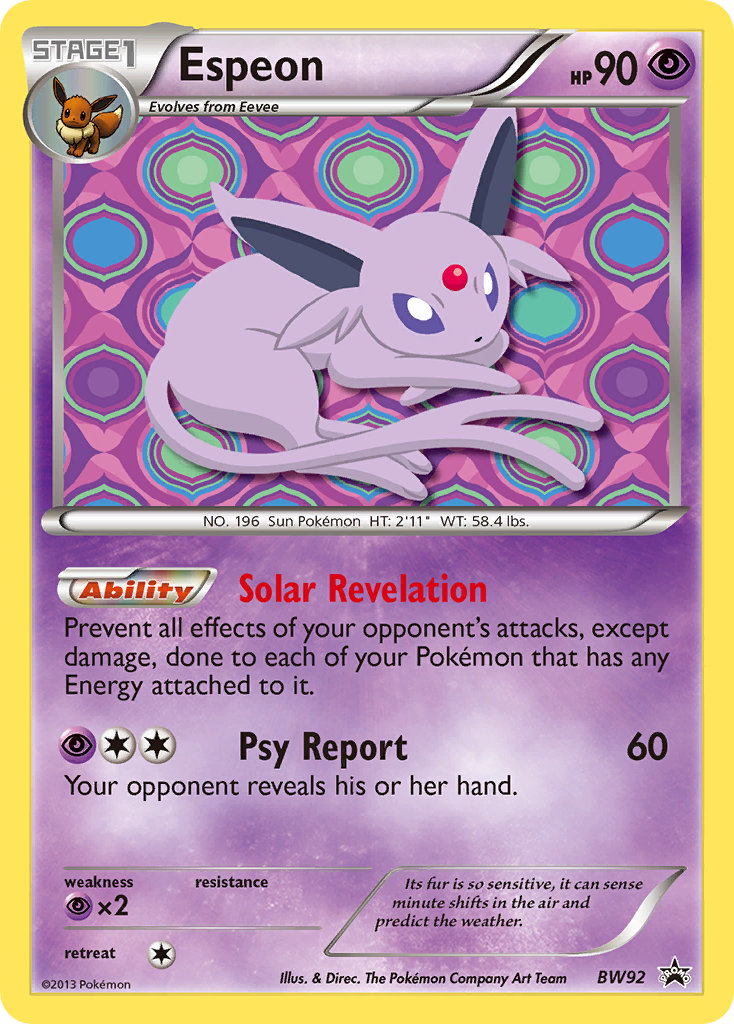 Espeon Pokémon card