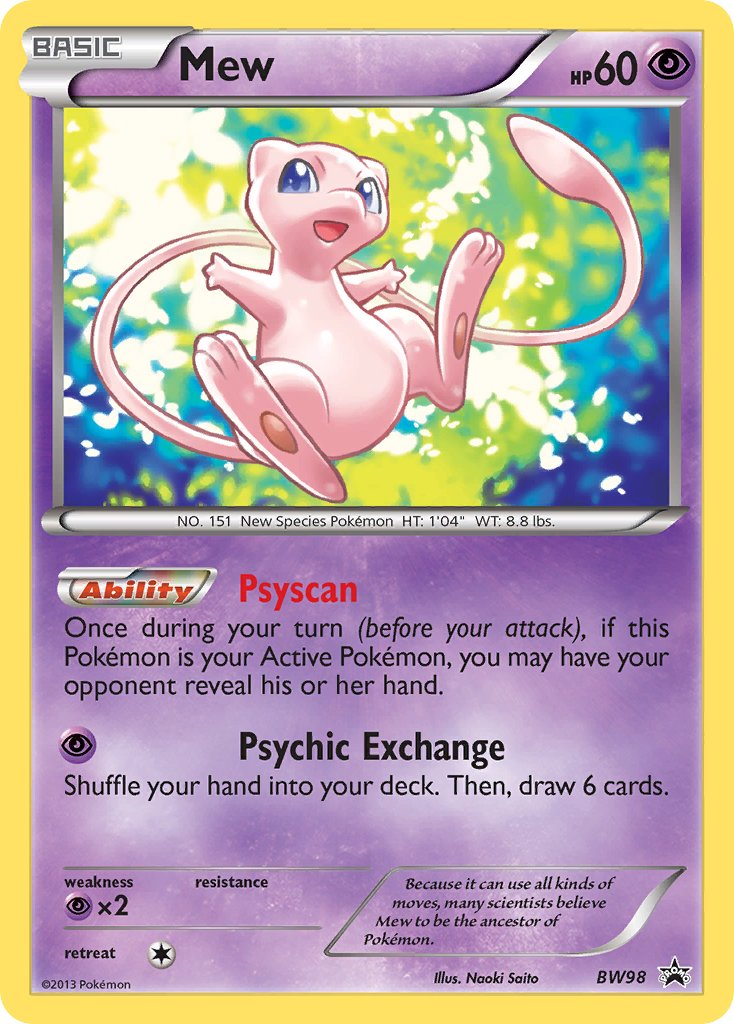 Mew Pokémon card
