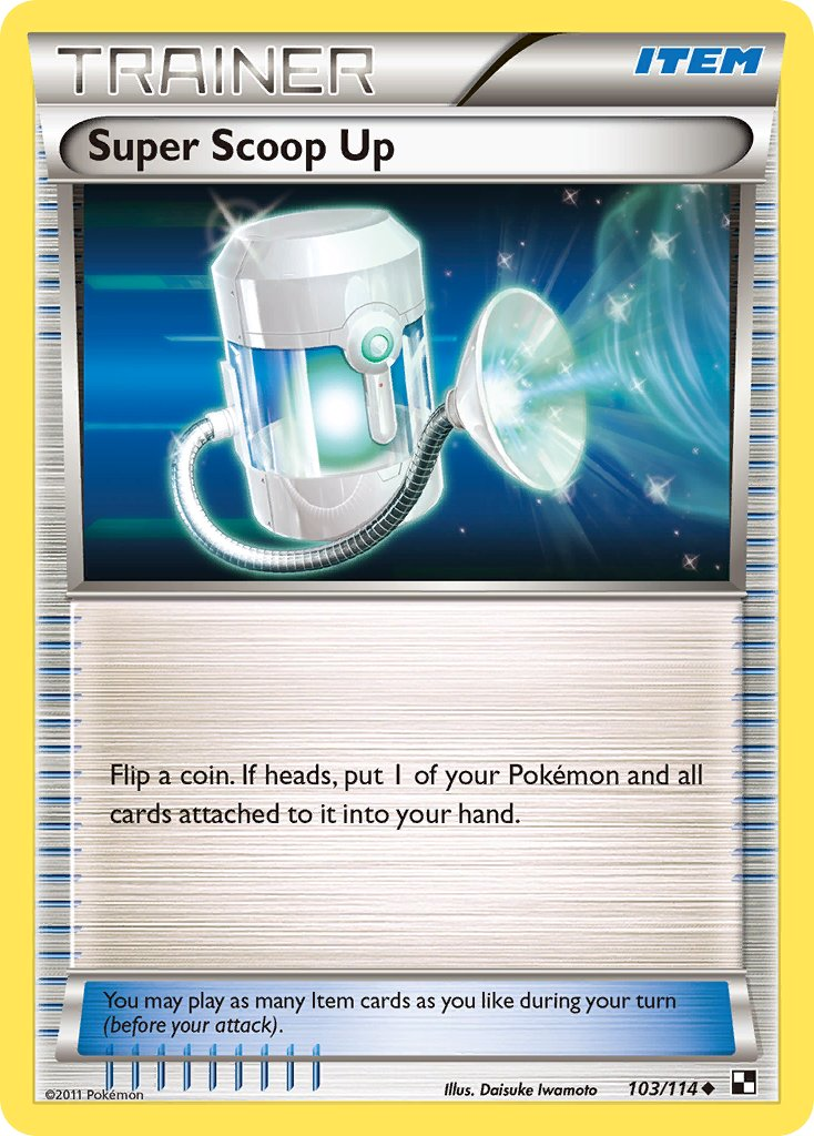 Super Scoop Up Pokémon card