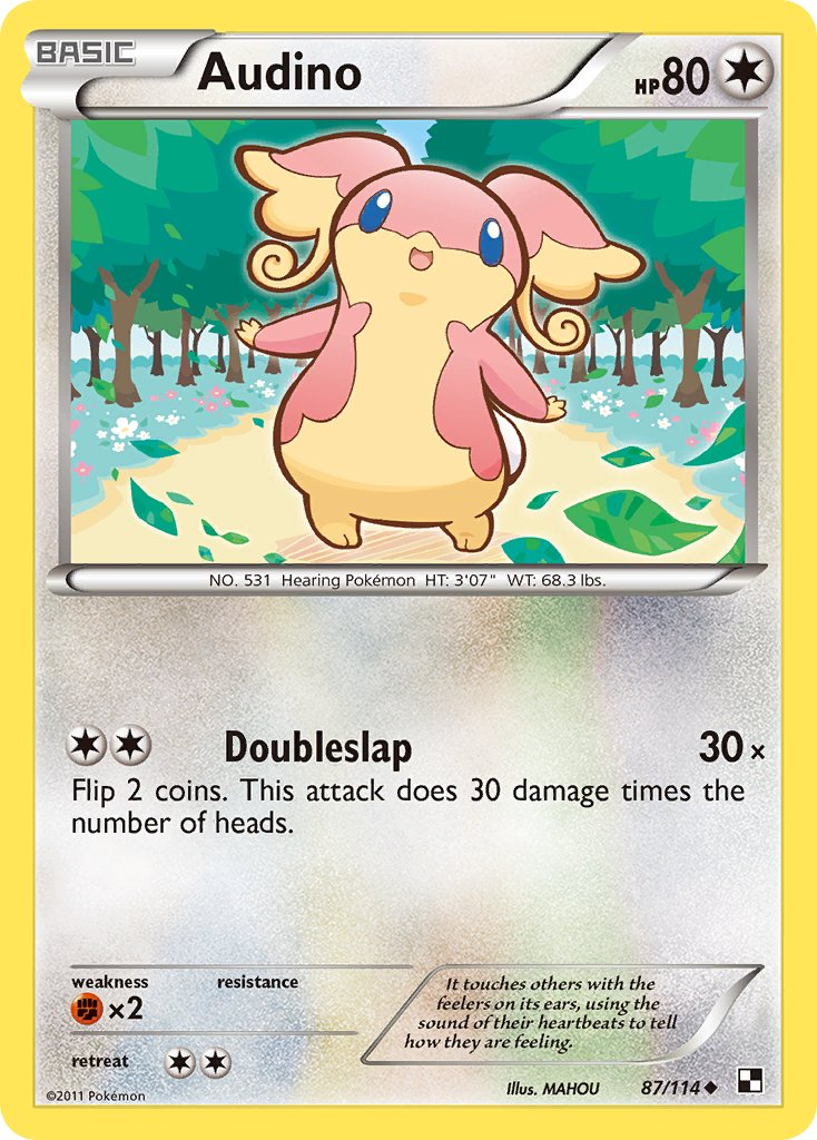 Audino Pokémon card