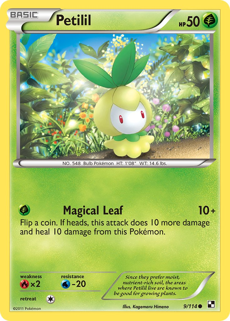 Petilil Pokémon card