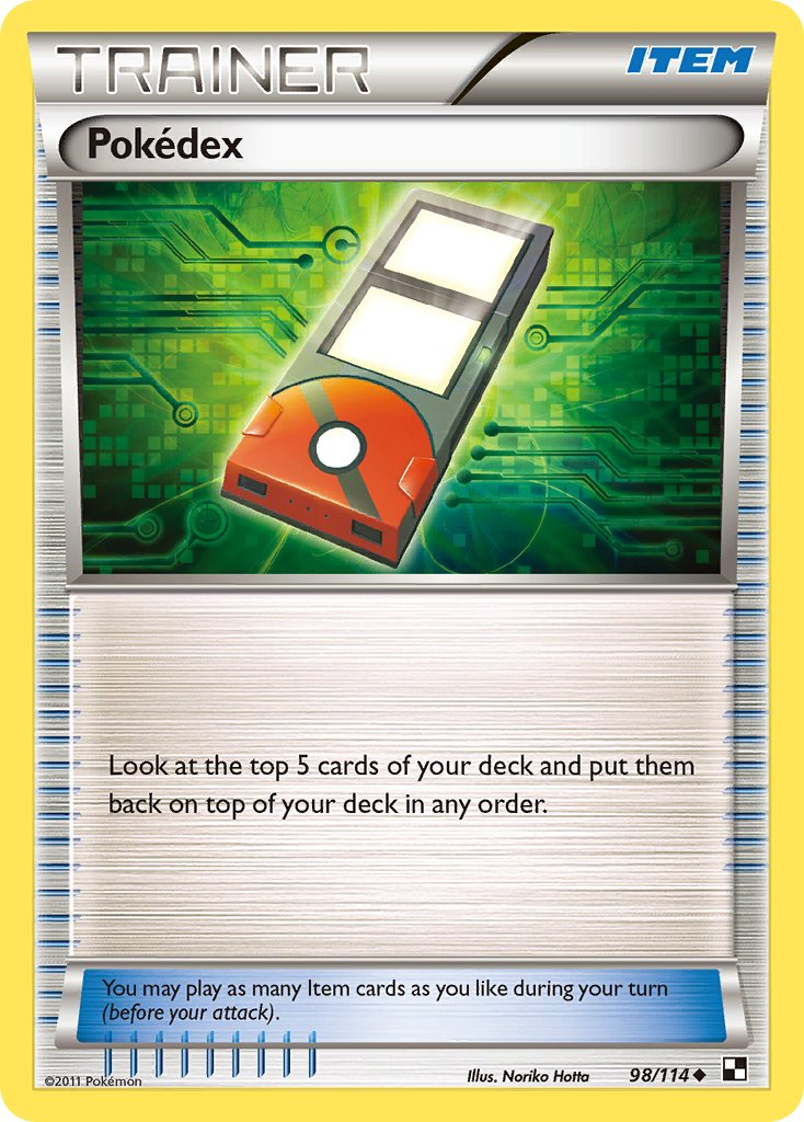 Pokédex Pokémon card