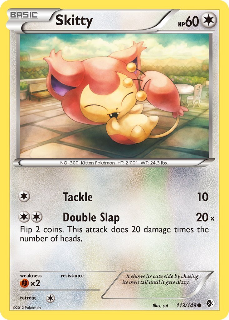 Skitty Pokémon card