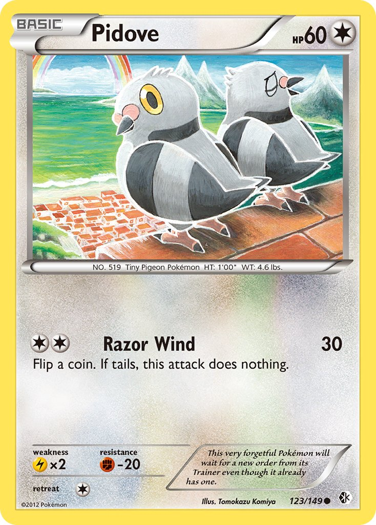 Pidove Pokémon card