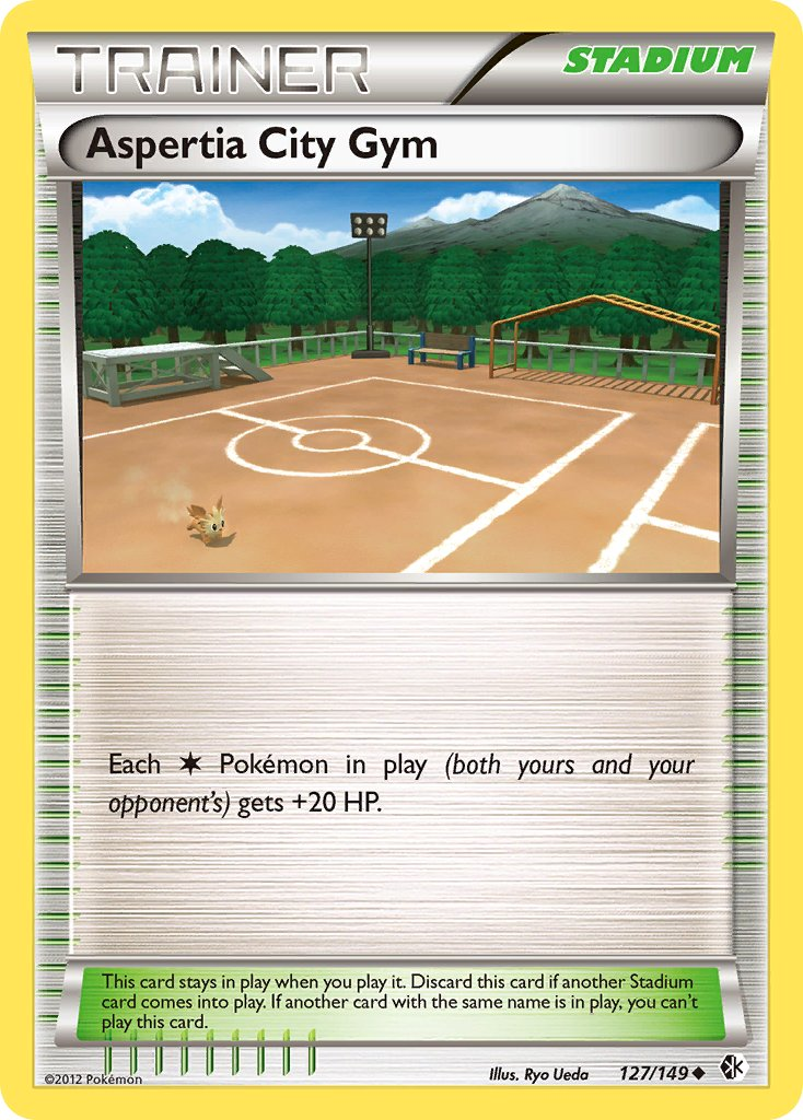 Aspertia City Gym Pokémon card