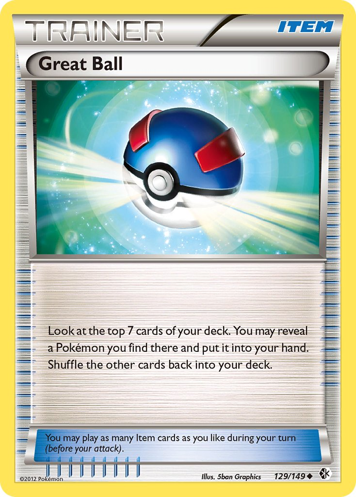 Great Ball Pokémon card