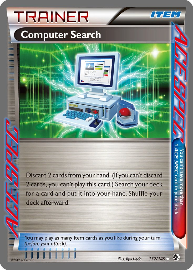 Computer Search Pokémon card