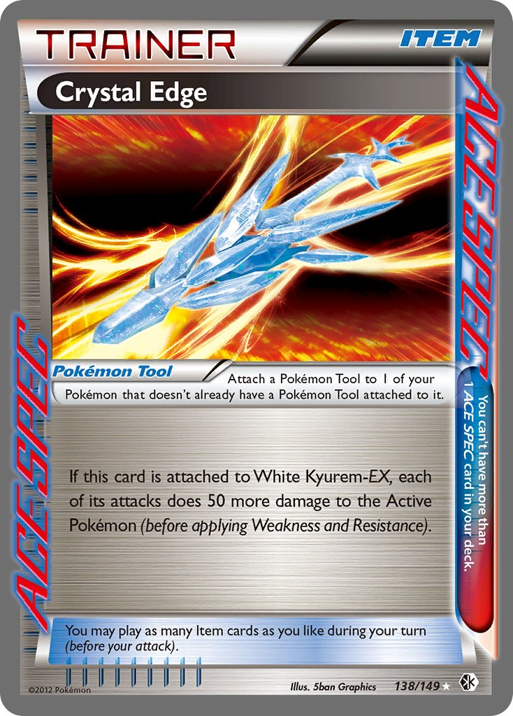 Crystal Edge Pokémon card