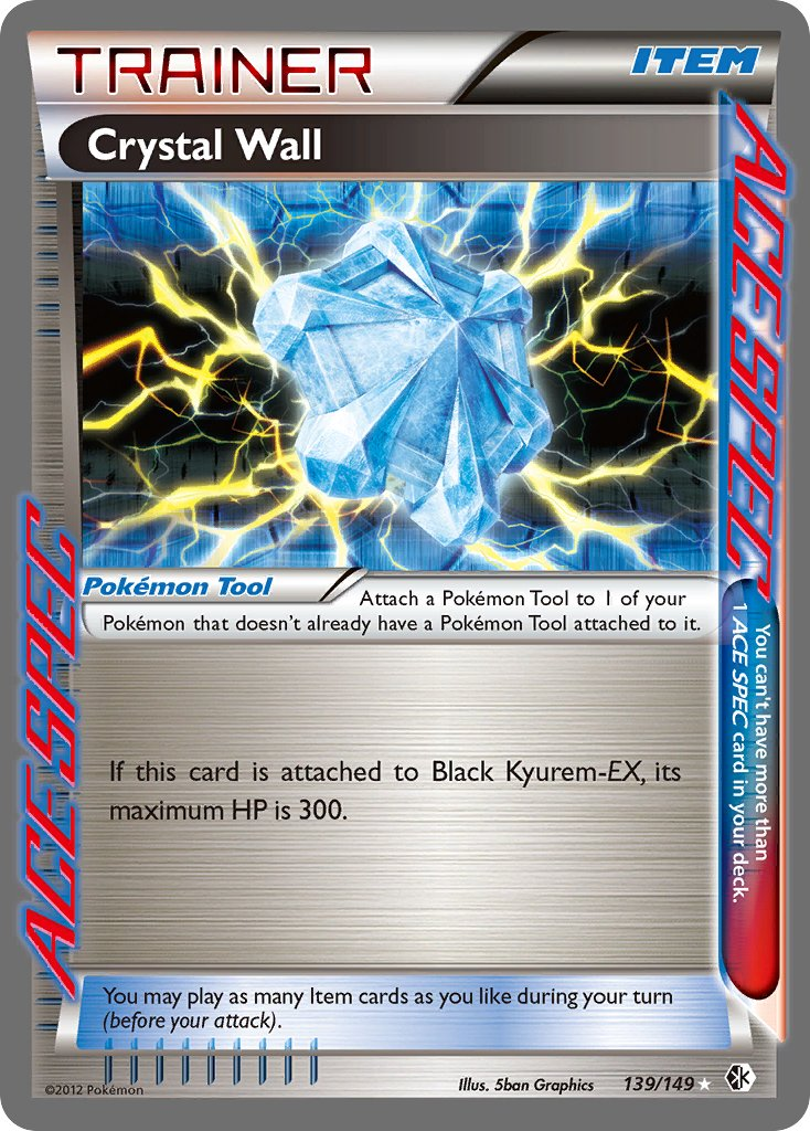 Crystal Wall Pokémon card