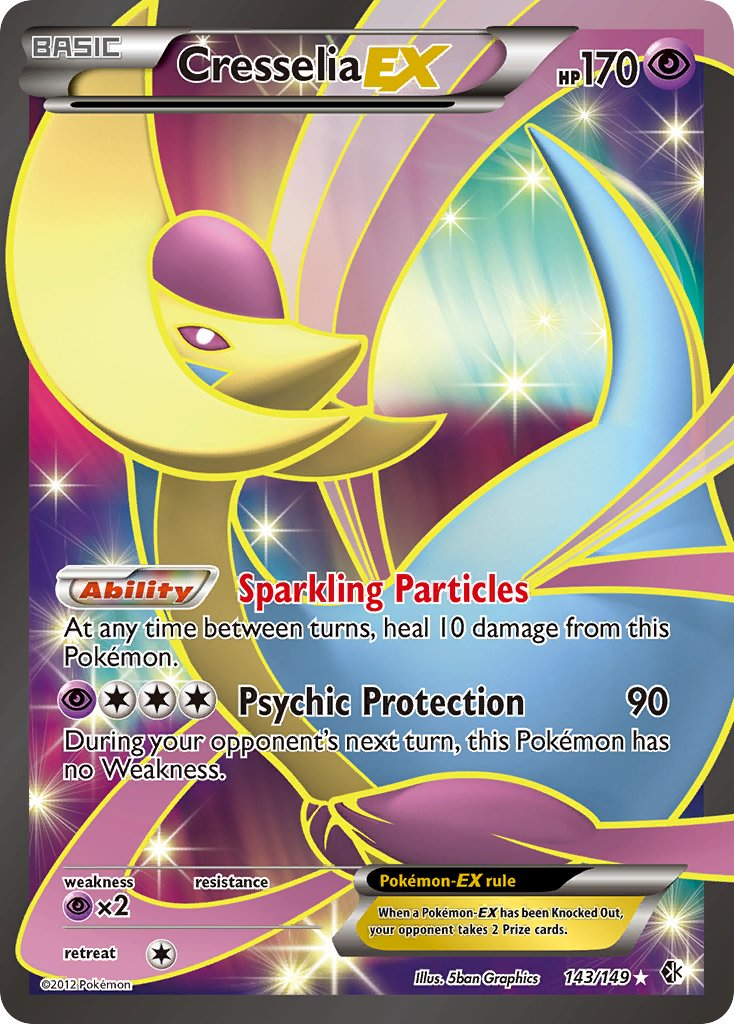 Cresselia EX Pokémon card