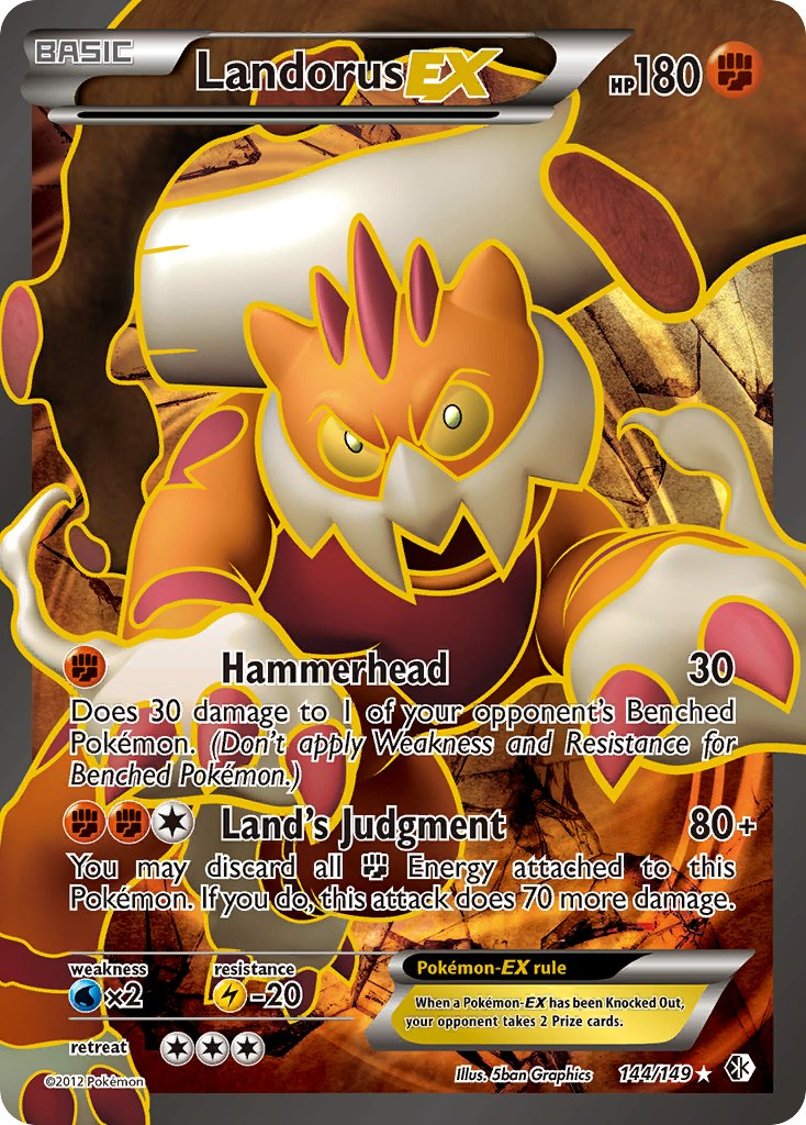Landorus EX Pokémon card