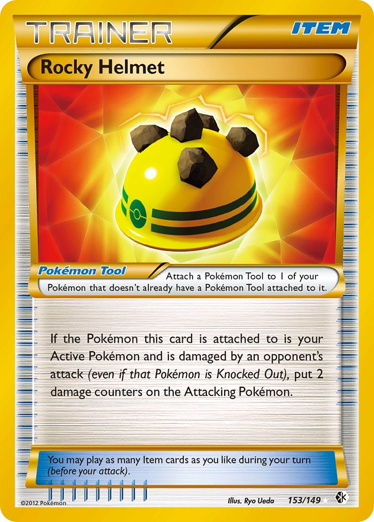 Rocky Helmet Pokémon card