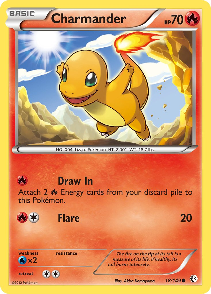 Charmander Pokémon card