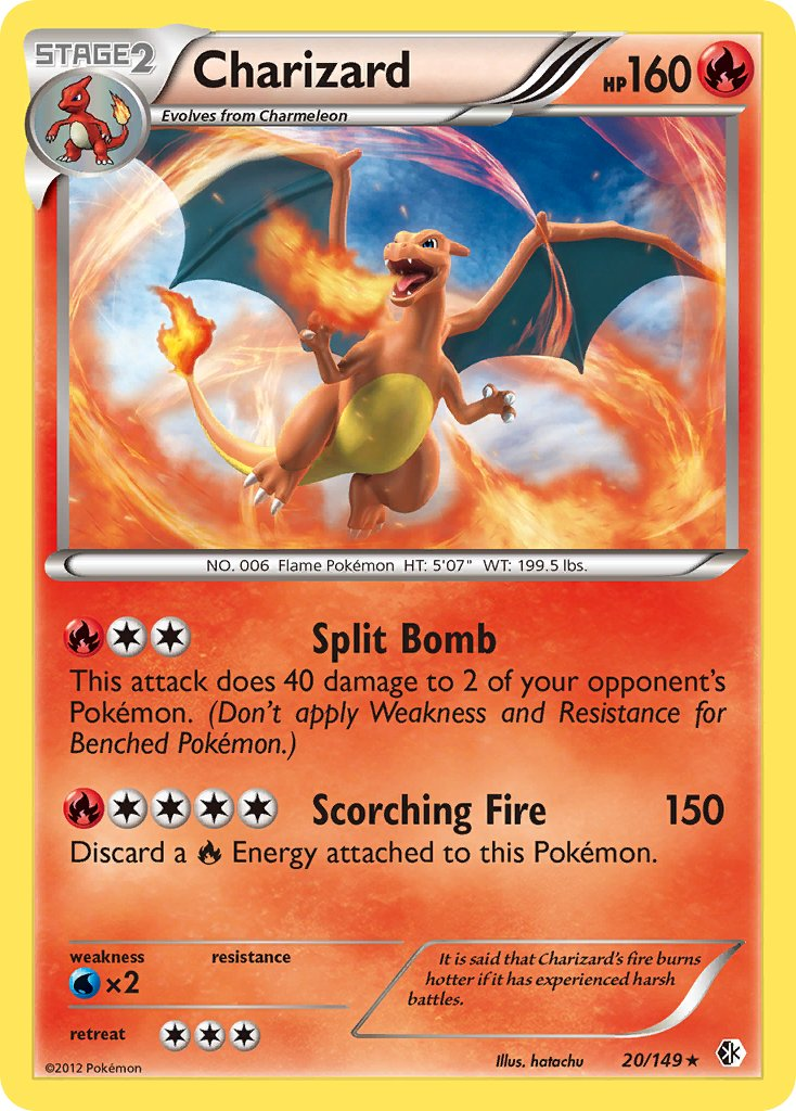 Charizard Pokémon card