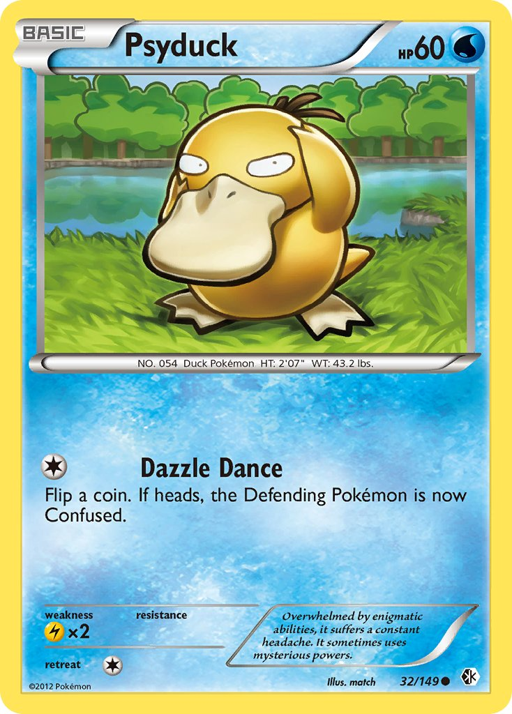 Psyduck Pokémon card