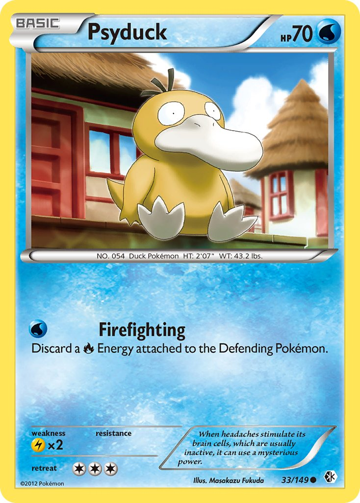 Psyduck Pokémon card