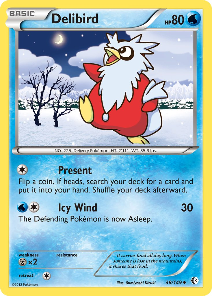 Delibird Pokémon card
