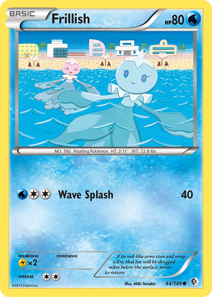 Frillish Pokémon card