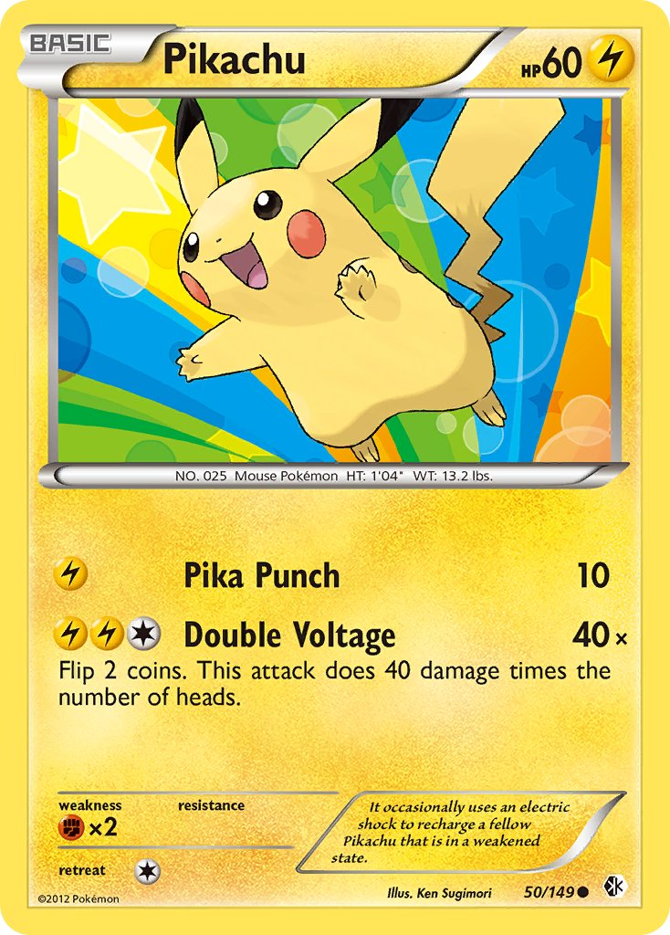 Pikachu Pokémon card