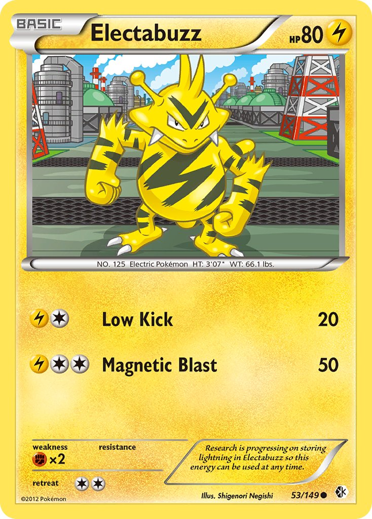 Electabuzz Pokémon card