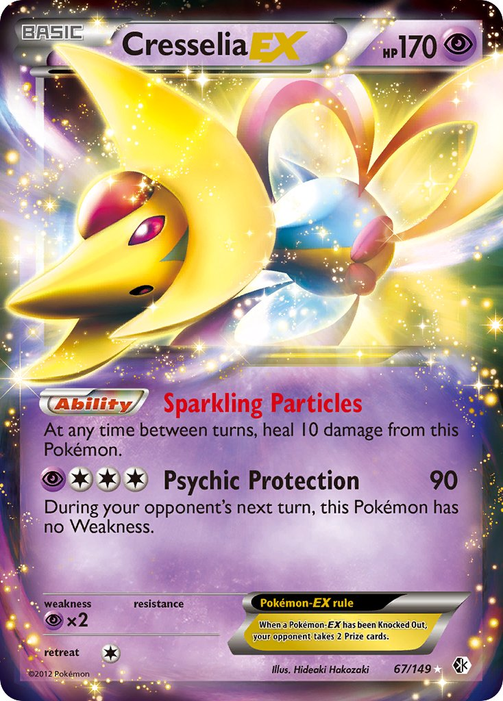 Cresselia EX Pokémon card