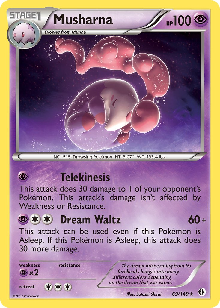 Musharna Pokémon card