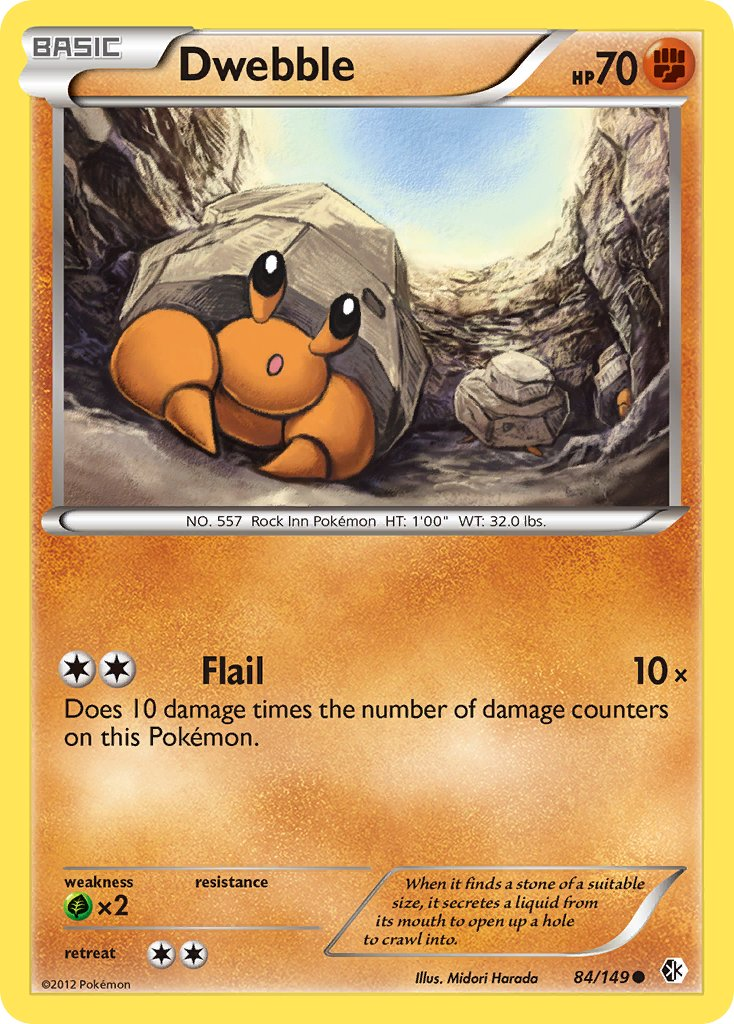 Dwebble Pokémon card