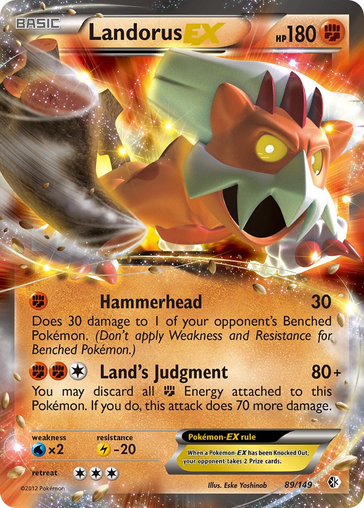 Landorus EX Pokémon card