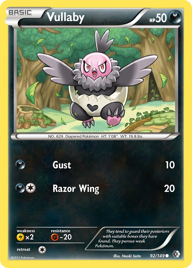 Vullaby Pokémon card