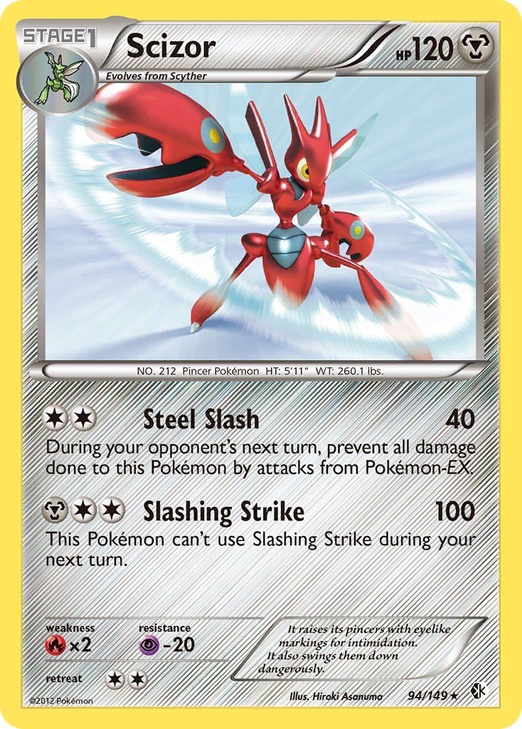 Scizor Pokémon card
