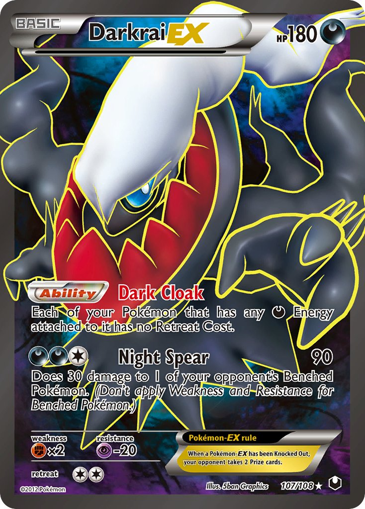 Darkrai EX Pokémon card