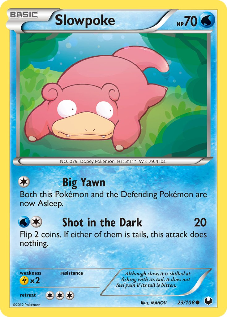 Slowpoke Pokémon card
