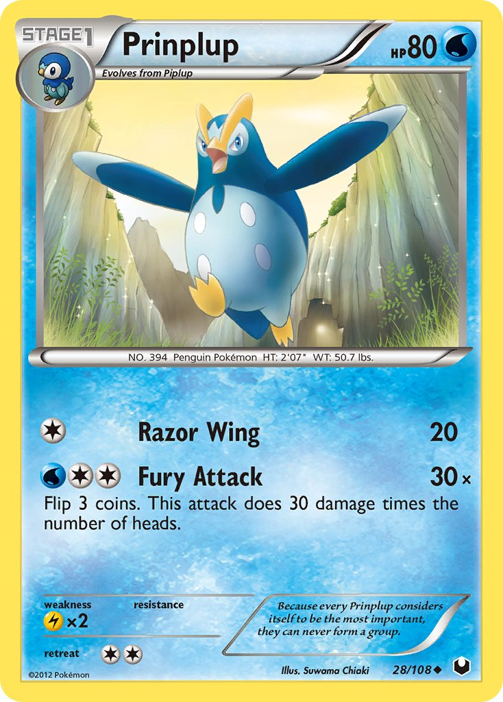 Prinplup Pokémon card