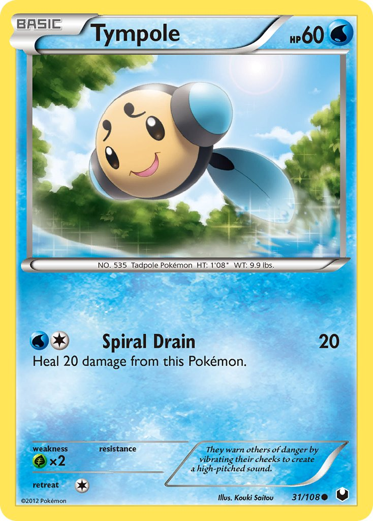 Tympole Pokémon card