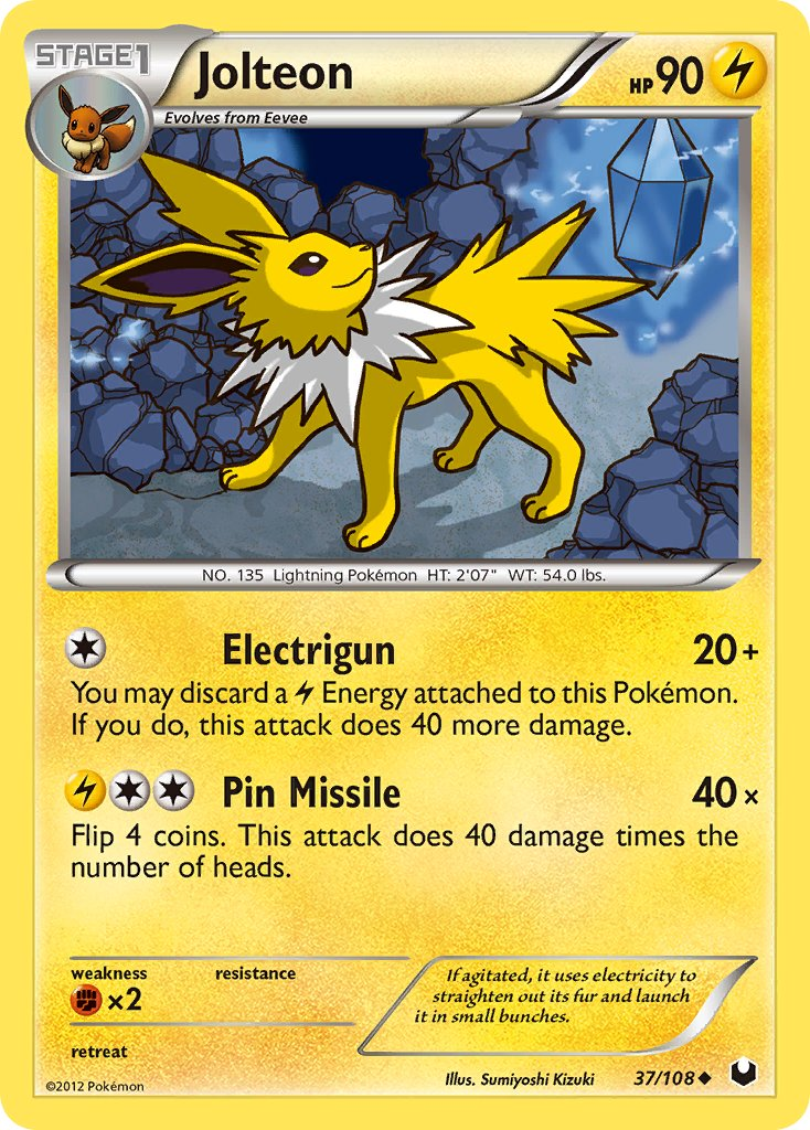 Jolteon Pokémon card