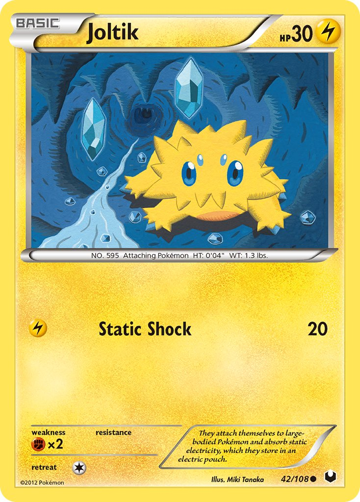 Joltik Pokémon card